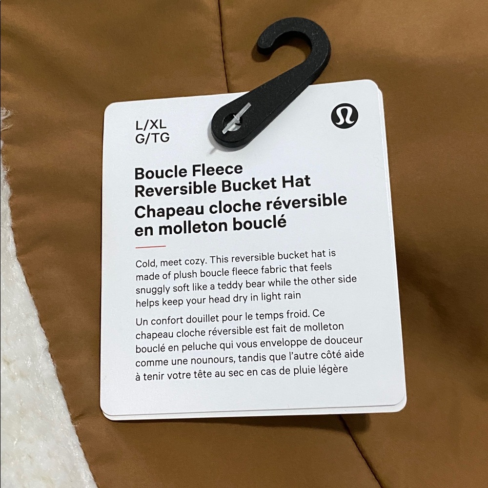 Lululemon Boucle Fleece Reversible Bucket Hat - NWT - Picture 5 of 9